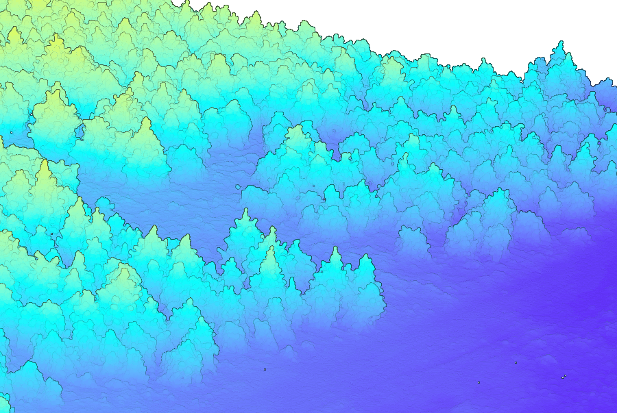 LiDAR mynd sem sýnir litrofslitað punktaský.png
