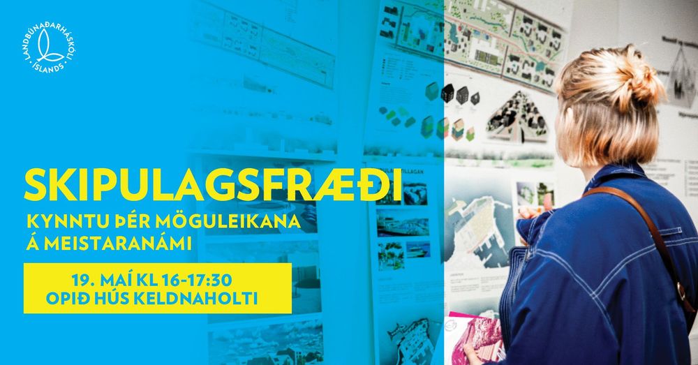 Námskynning – Meistaranám í skipulagsfræði