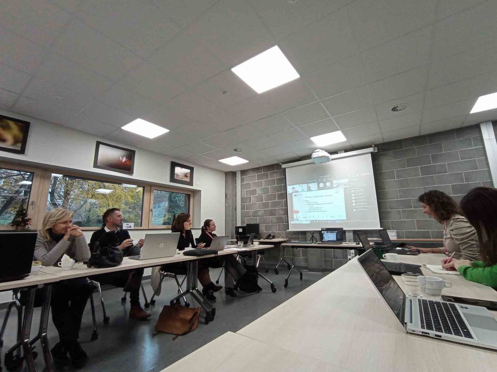 Vinnufundur U-green hópsins í Belgíu. Mynd Facebooksíða U-green